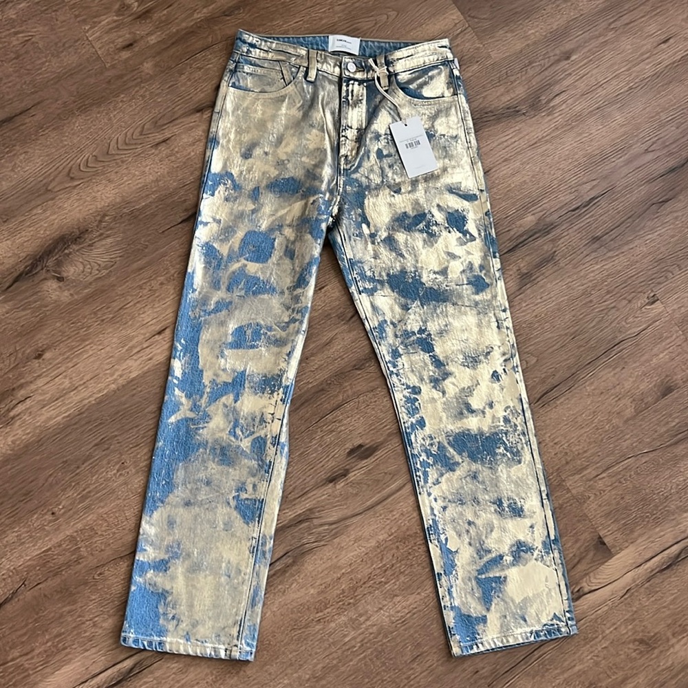 NWT KanCan Premiere Gold Denim Jeans